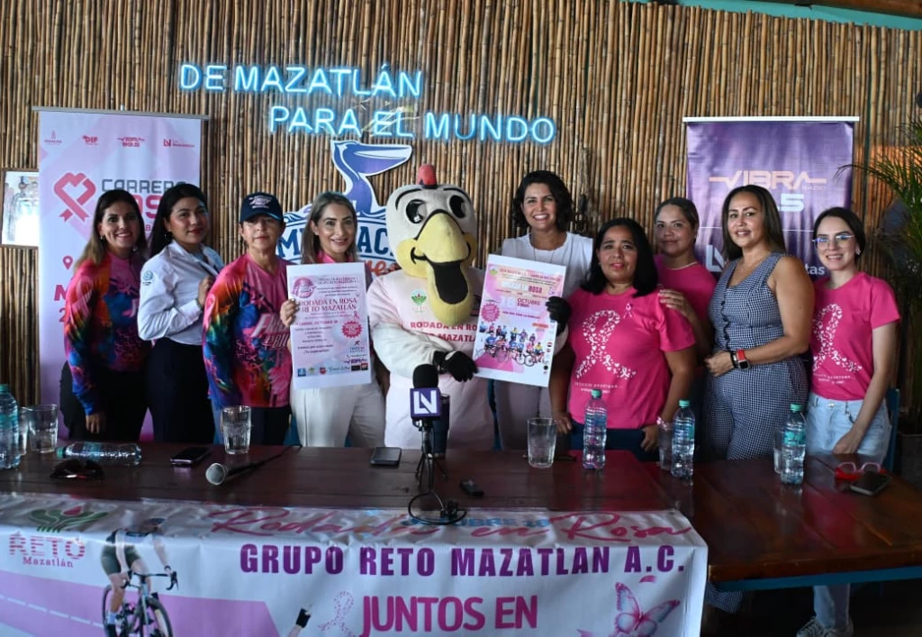 Invitan a la Segunda Rodada en Rosa, que tendrá un recorrido alrededor del Malecón de Mazatlán
