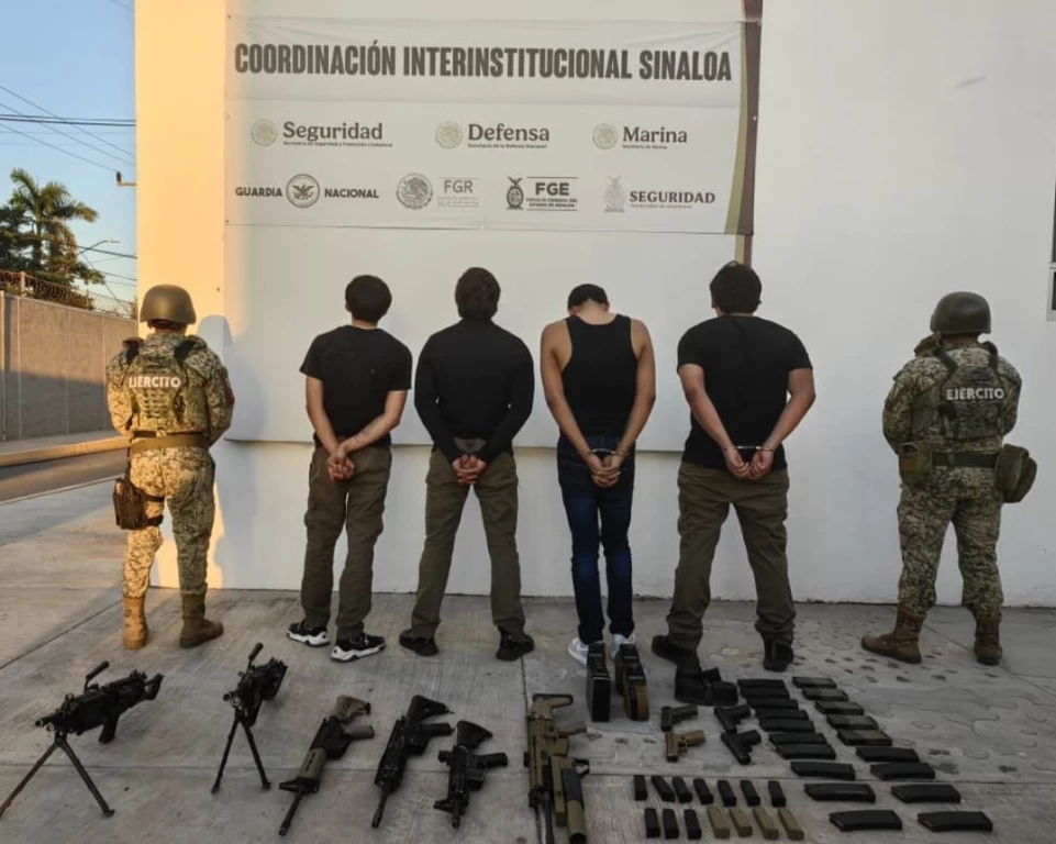 Detienen a cuatro presuntos responsables de agresión a agentes de Tránsito en Culiacán