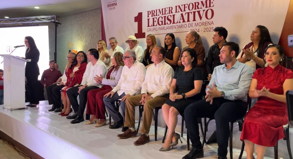 Diputados de Morena rinden su primer informe legislativo en Ahome