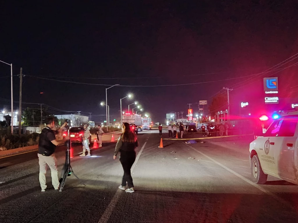 Muere atropellado un hombre en el libramiento Benito Juárez, en Culiacán 