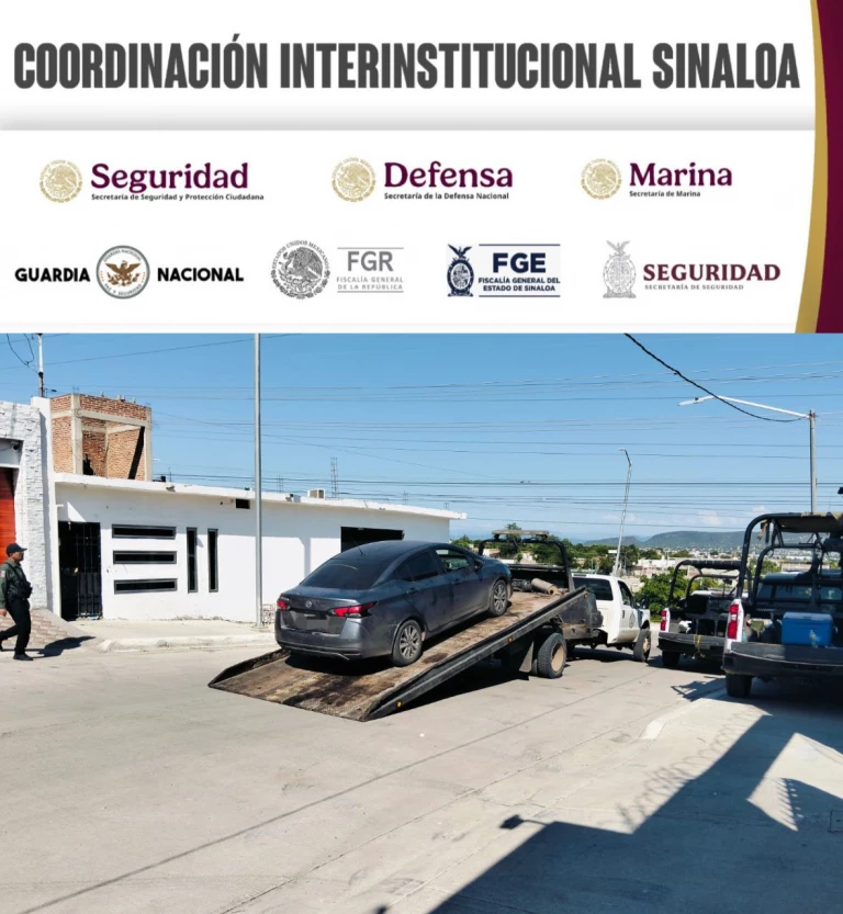 Grupo Interinstitucional detiene a un civil y asegura armamento en Culiacán