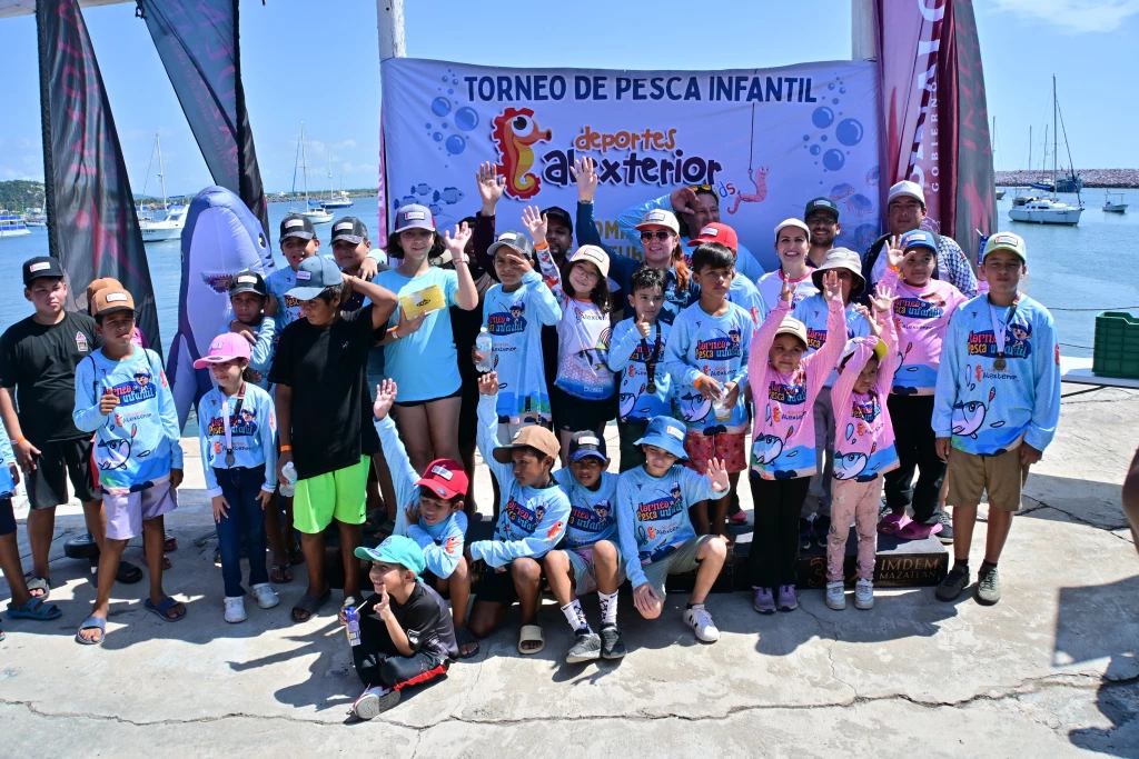 Con gran éxito llevan a cabo el Primer Torneo de Pesca Infantil