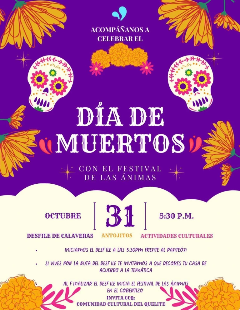 El Quelite celebrará el Día de Muertos con desfile y festival cultural