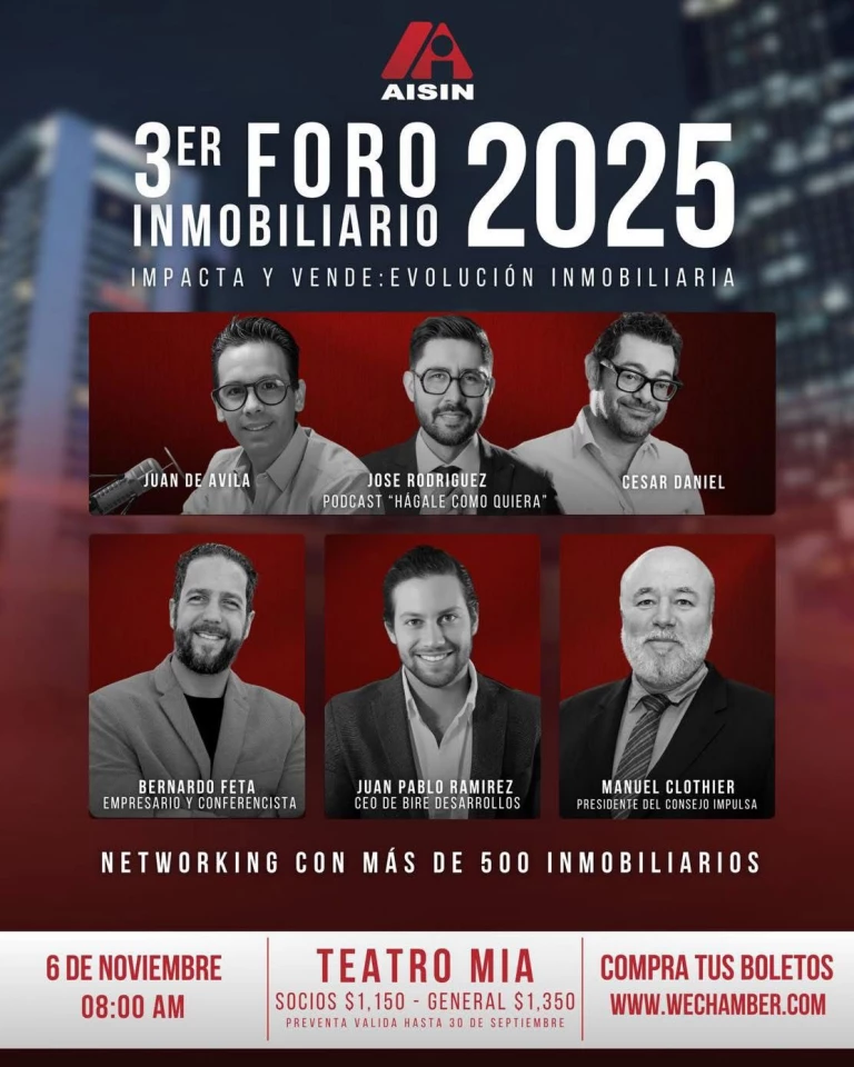 3er Foro Inmobiliario 2025, Impacta y Vende: Evolución Inmobiliaria
