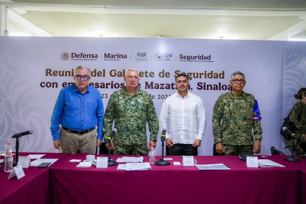 Se reúne Gabinete de Seguridad en Mazatlán; Se reforzará la presencia de elementos federales