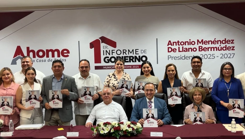 Entrega Antonio Menéndez de Llano su Primer Informe de Gobierno