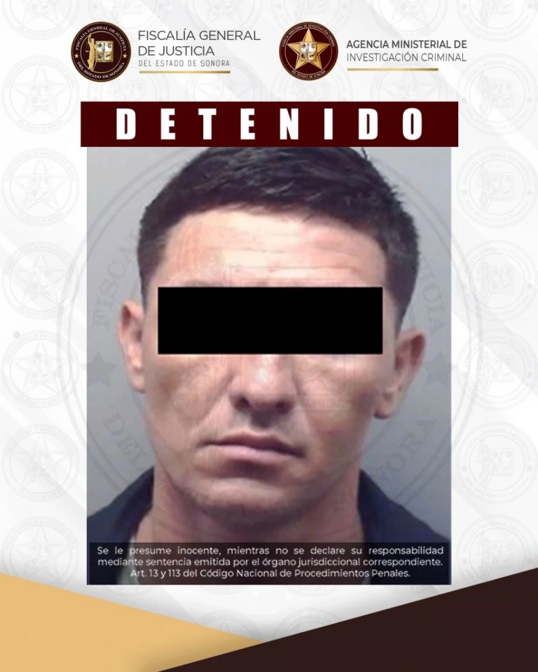 Capturan a presunto responsable de colocar nueve “narcomantas” en Hermosillo