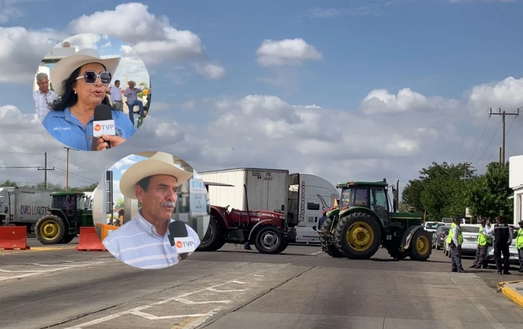 Intensifican agricultores bloqueo en caseta de Cuatro Caminos, Guasave