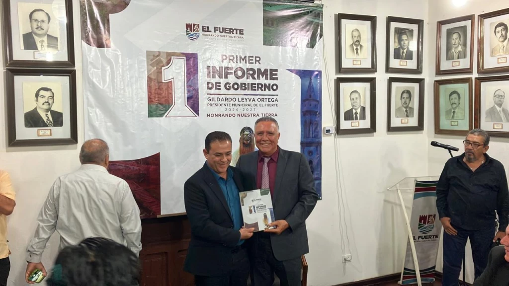 Gildardo Leyva Ortega rinde Primer Informe de la administración 2024-2027