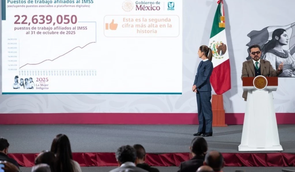IMSS registra la segunda cifra más alta de empleo en su historia