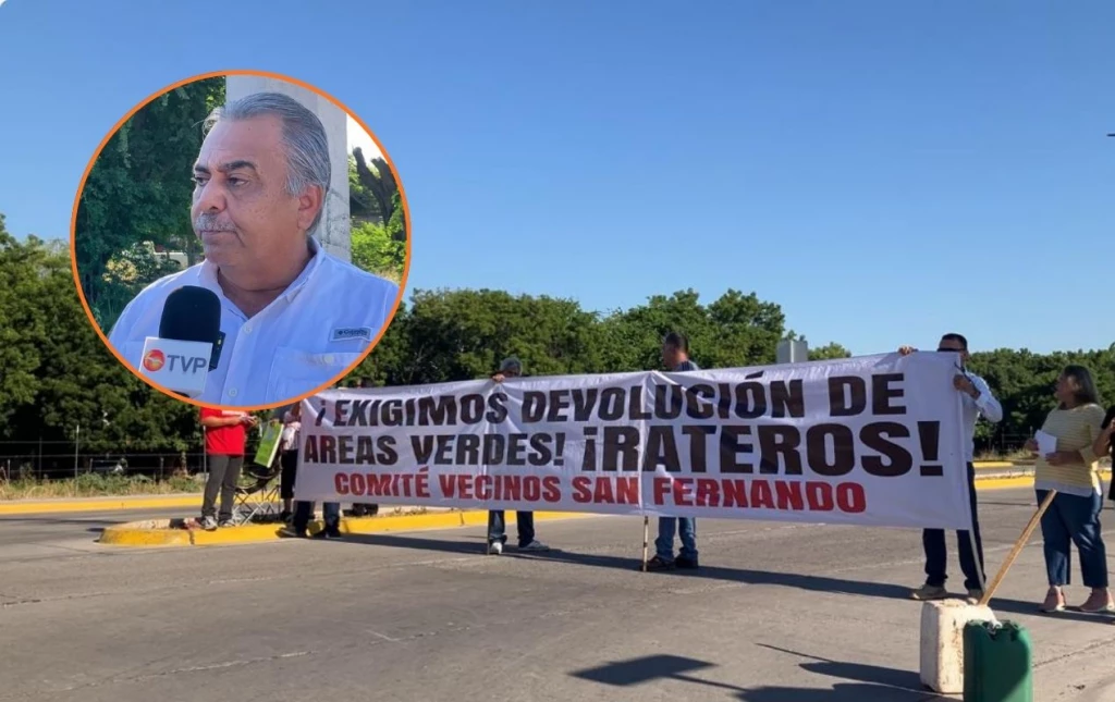 ¡Protesta! Vecinos del San Fernando exigen el retorno de sus áreas verdes