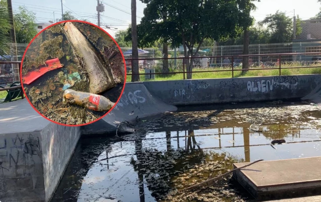 ¡Ojo aquí! Reportan parque de skate transformado en tiradero de basura