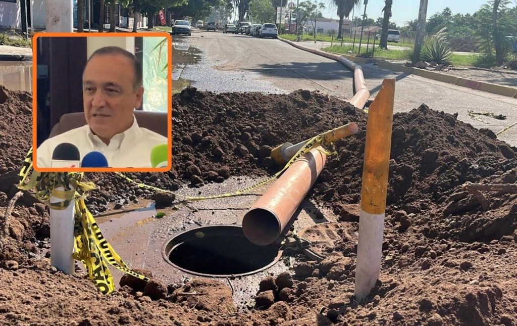 Viento en popa los trabajos de reparación de socavones en Los Mochis: Antonio Menéndez