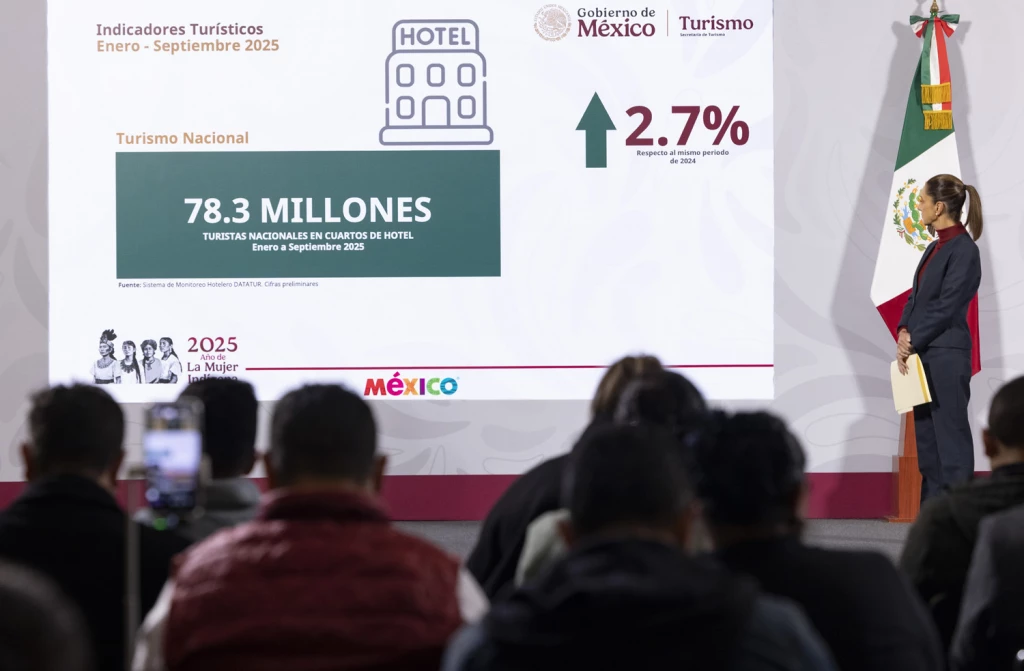 Aumenta el número de turistas en México