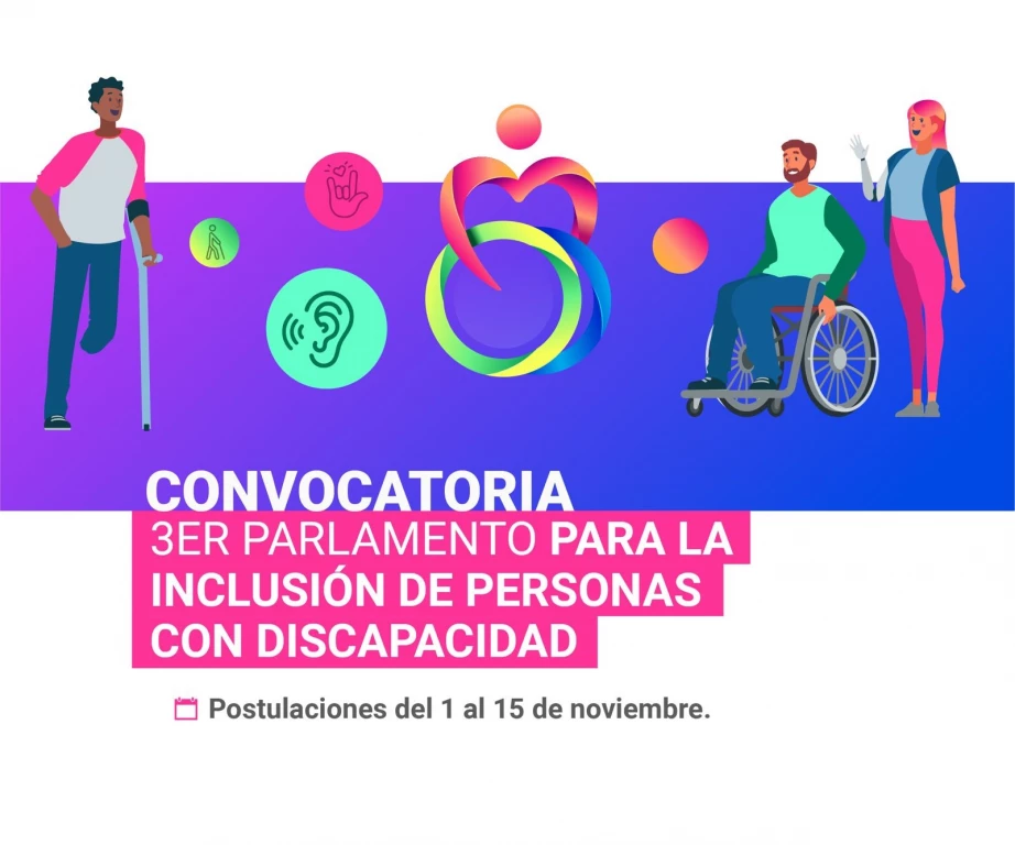Último día para inscribirse al Tercer Parlamento para la Inclusión de Personas con Discapacidad 