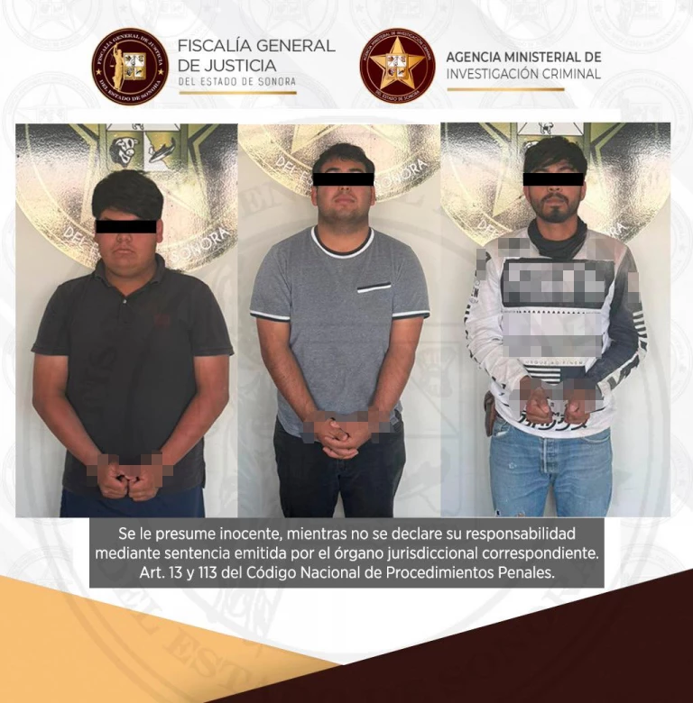 AMIC ejecuta órdenes de aprehensión contra tres jóvenes por agresión en Bahía de Kino