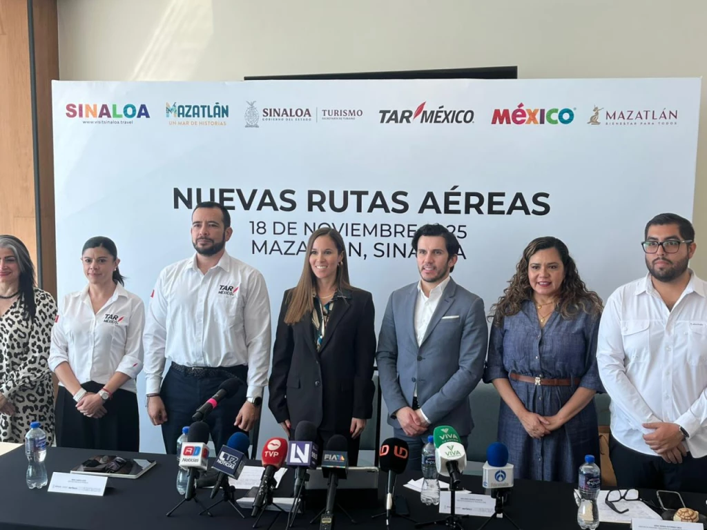 Abren 5 rutas nuevas para Mazatlán en alianza con TAR México
