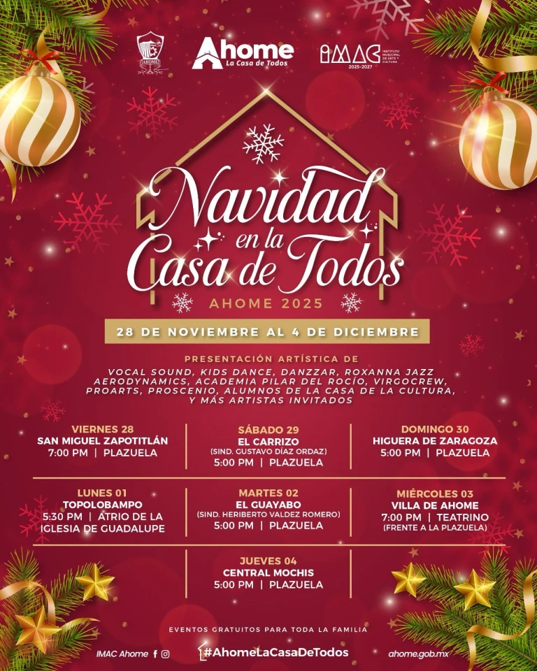 ¡La Navidad llega a la casa de todos en Ahome!