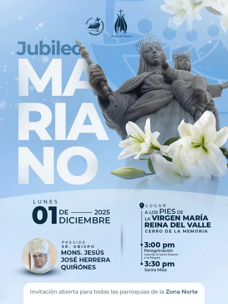 Invitan a vivir el Jubileo Mariano en el Cerro de la Memoria de Los Mochis