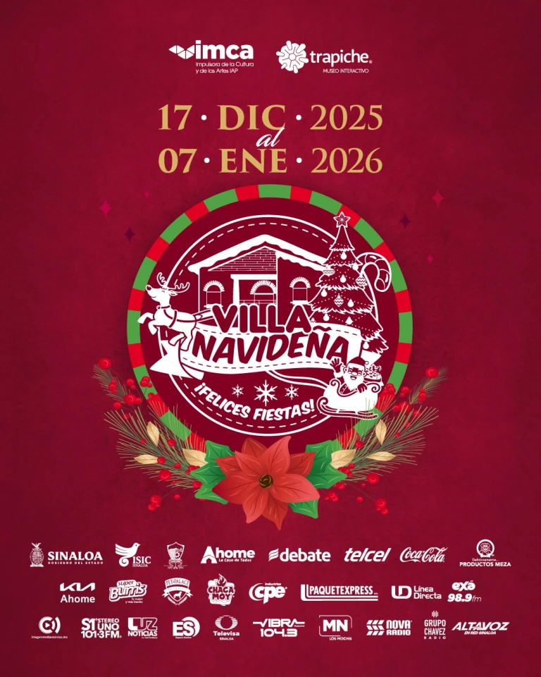 ¡Inicia la Villa Navideña 2025 en Trapiche con nuevas atracciones en Los Mochis!