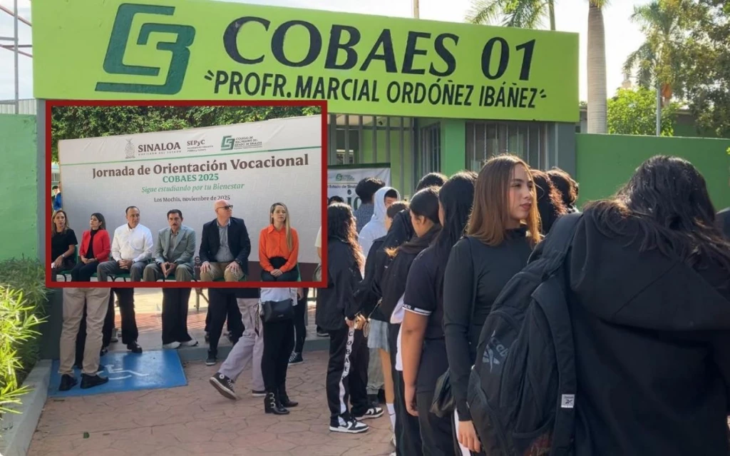 ¡”Sigue estudiando por tu Bienestar” llega al Cobaes 01 en Los Mochis!