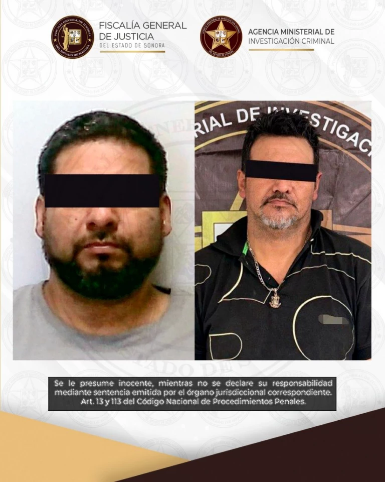 AMIC ejecuta órdenes de aprehensión por secuestro agravado con resultado de muerte en San Luis Río Colorado 