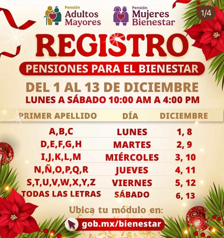 En Sinaloa existen 22 módulos para que se registren a las Pensiones del Bienestar