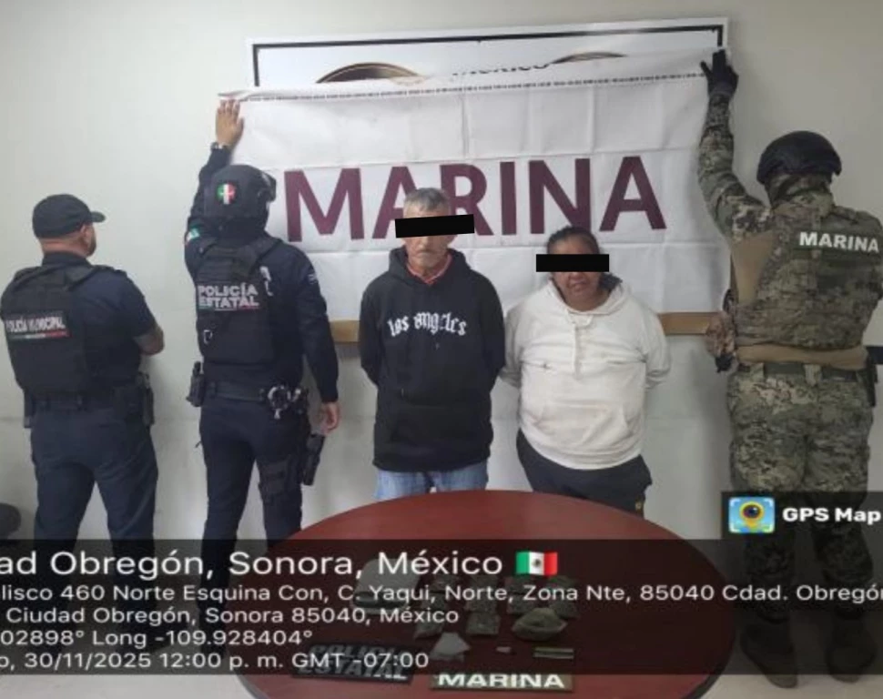 Detienen a dos personas y decomisan droga en Villas del Campestre 