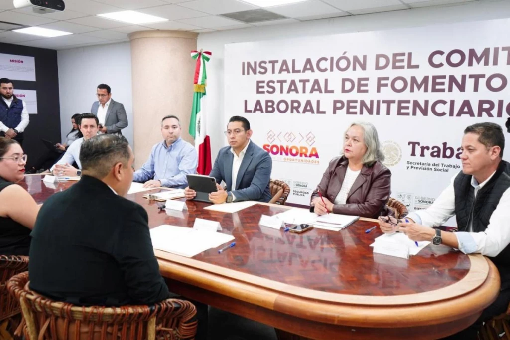 Sonora instala Comité Estatal de Fomento Laboral Penitenciario 