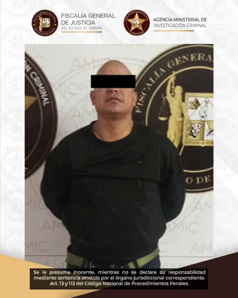 Detienen a Uriel Ismael “N” por feminicidio en grado de tentativa en Hermosillo