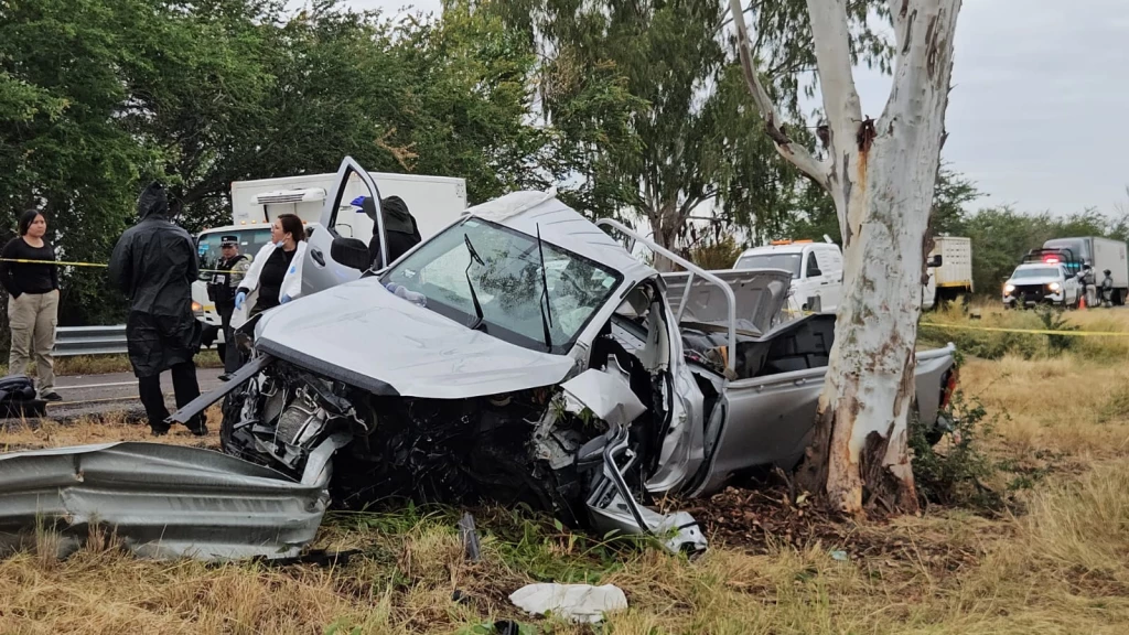 Fuerte accidente deja un hombre sin vida en la Maxipista Culiacán–Mazatlán