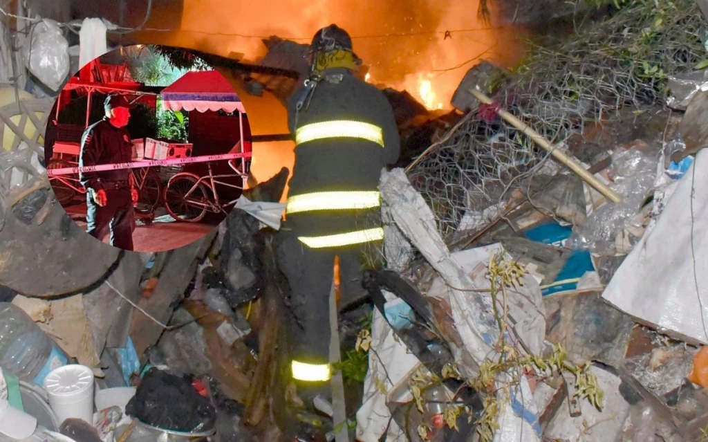 ¡Atención! Fuego consume vivienda en el sector 72 de Los Mochis