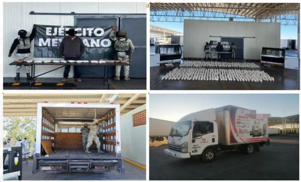 Aseguran más de un millón de dosis de droga y detienen a 163 personas en operativos por Sonora
