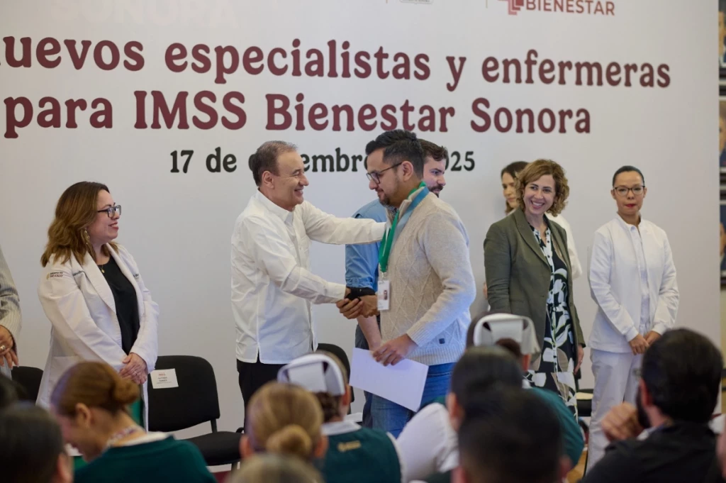 Con respaldo federal, Sonora refuerza su sistema de salud con 125 nuevos especialistas