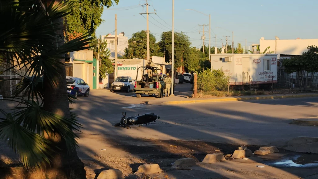 Motociclista es asesinado en la Servidor Publico, al sur de Culiacán