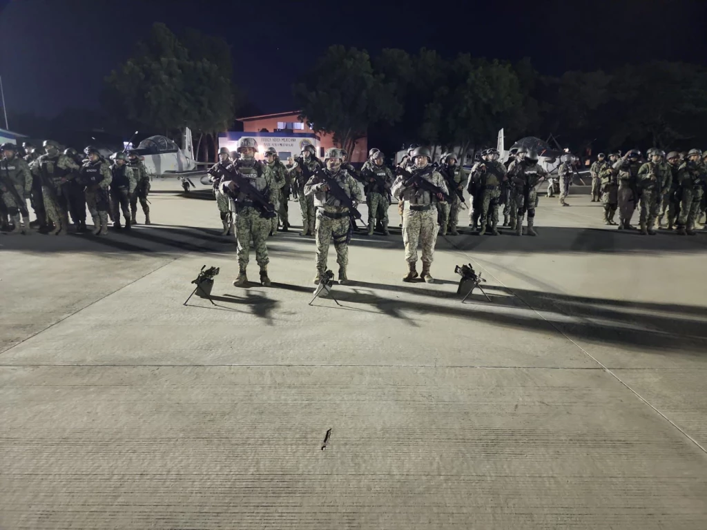 Llegaron a Sinaloa 150 militares para reforzar el despliegue operativo