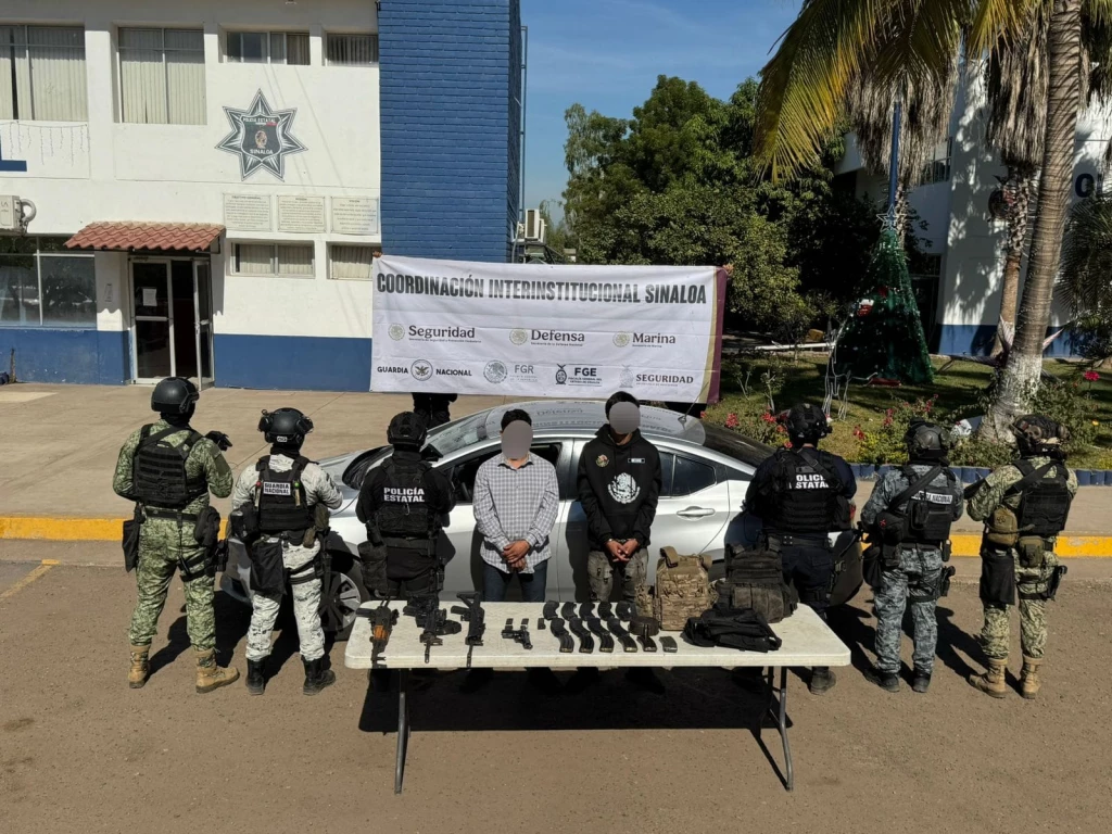 Un total de 20 personas detenidas por delitos en Sinaloa 