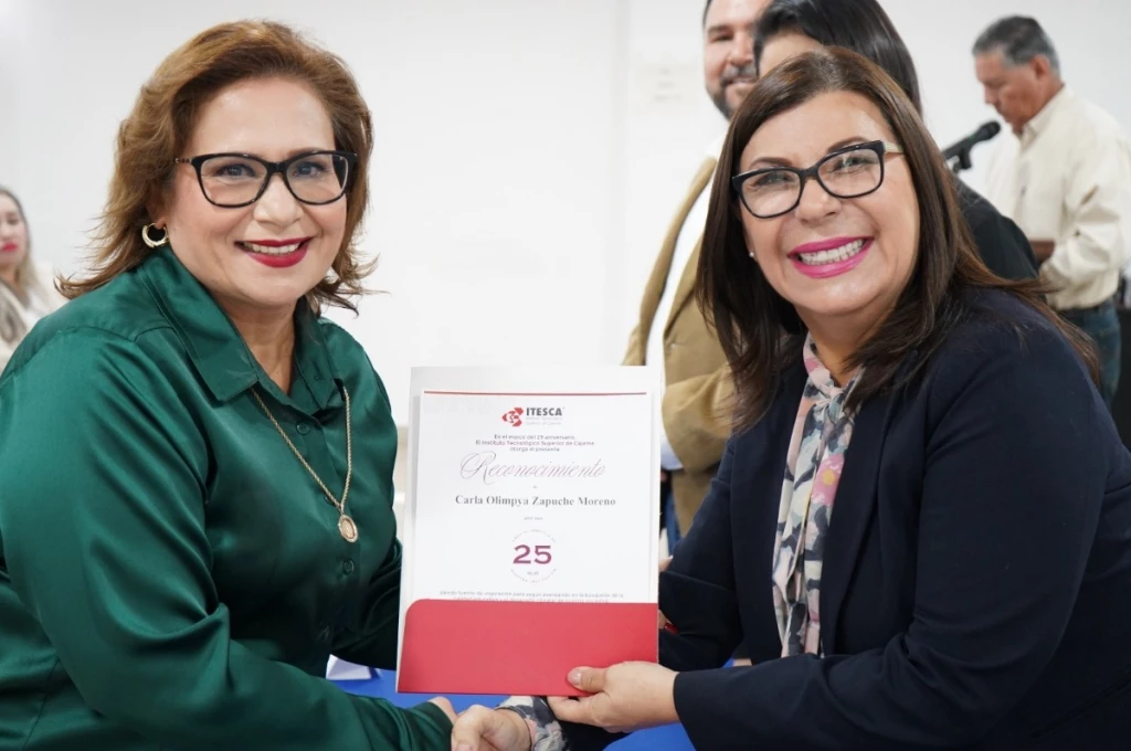 Itesca reconoce la trayectoria de su personal docente y administrativo
