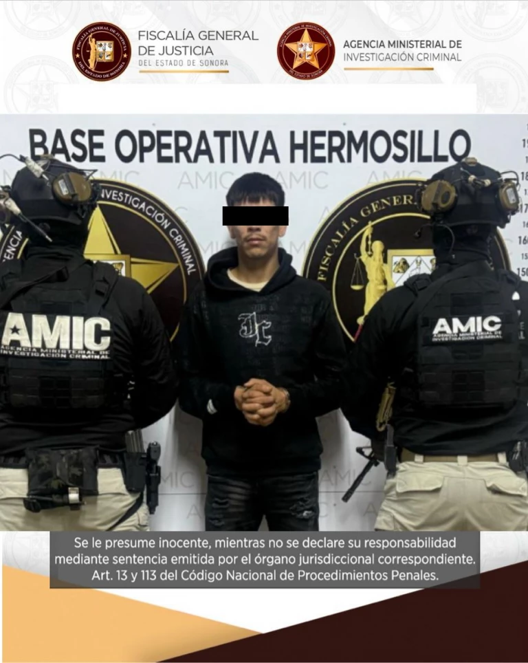 Captura FGJES a “El Bitachi”, generador de violencia en Altar