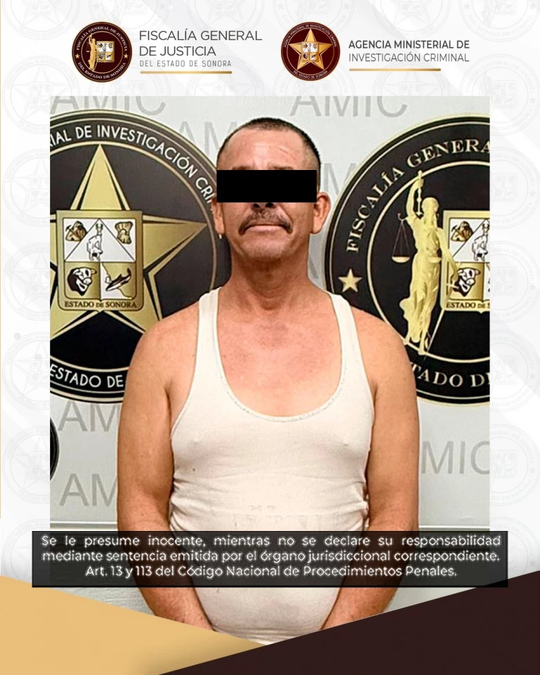 Vinculado a proceso por feminicidio y ocultamiento de cuerpo en Puerto Peñasco