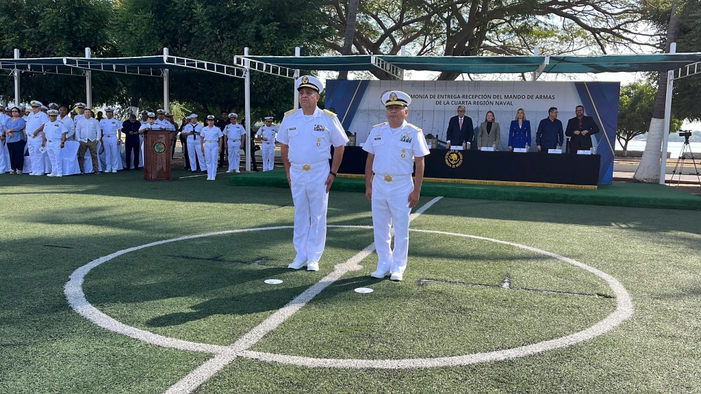 Edy Alberto Meléndez Cedillo es el nuevo Comandante Accidental de la Cuarta Región Naval en Mazatlán