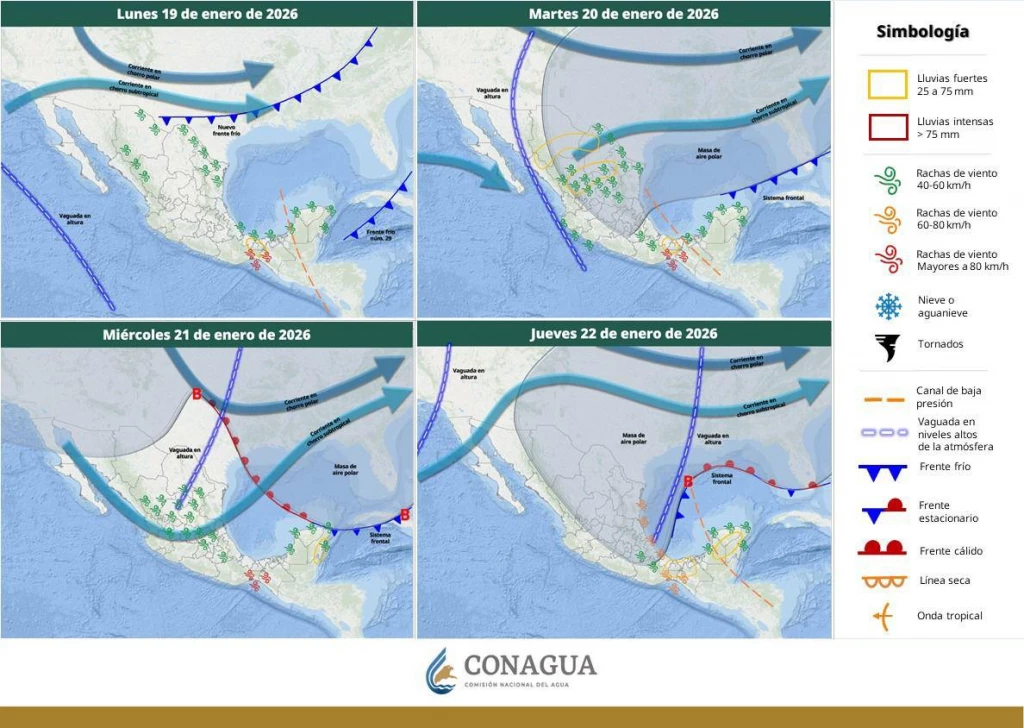 Protección Civil alerta por lluvias, frío y posible nieve en Sonora