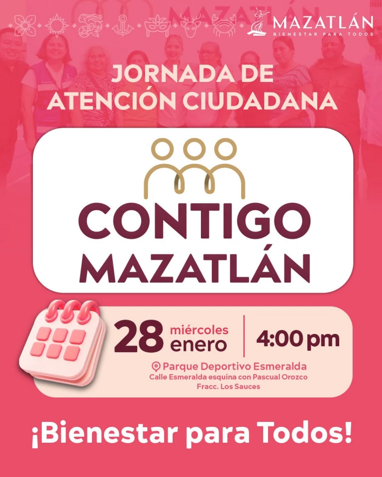 Jornada “Contigo Mazatlán” llegará hoy a Los Sauces