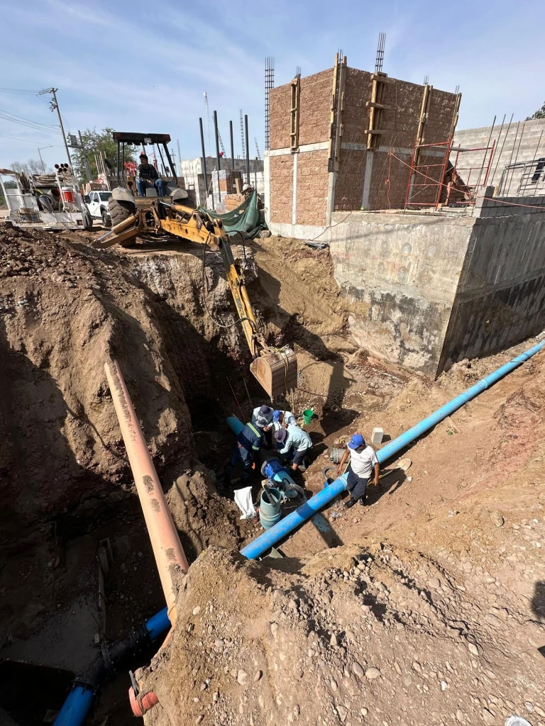 Continúan trabajos de interconexión en la Planta Potabilizadora Las Cucas