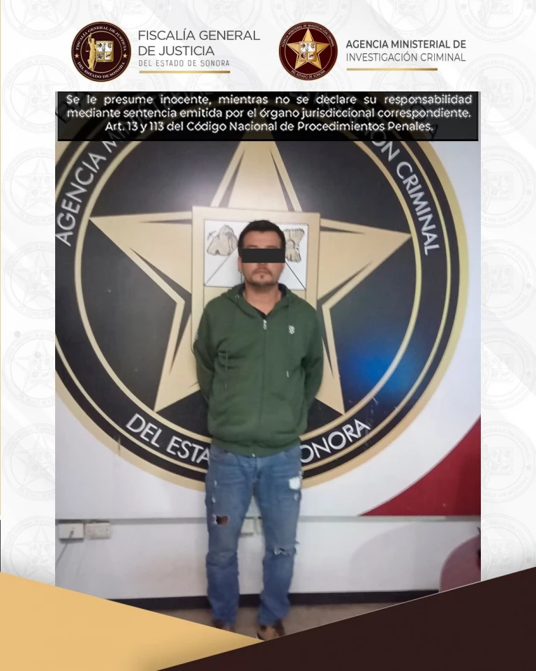 FGJES logra vinculación a proceso contra sujeto acusado de abuso sexual en Navojoa
