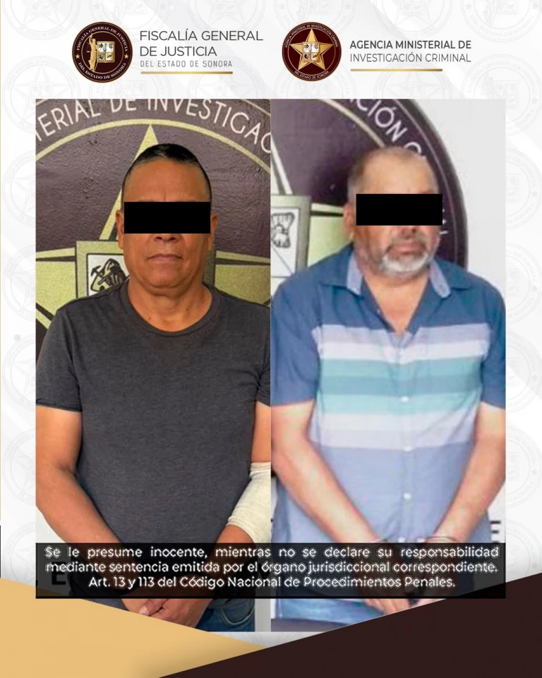 Captura AMIC a imputado y ejecuta orden de aprehensión por privación de la libertad en Magdalena de Kino