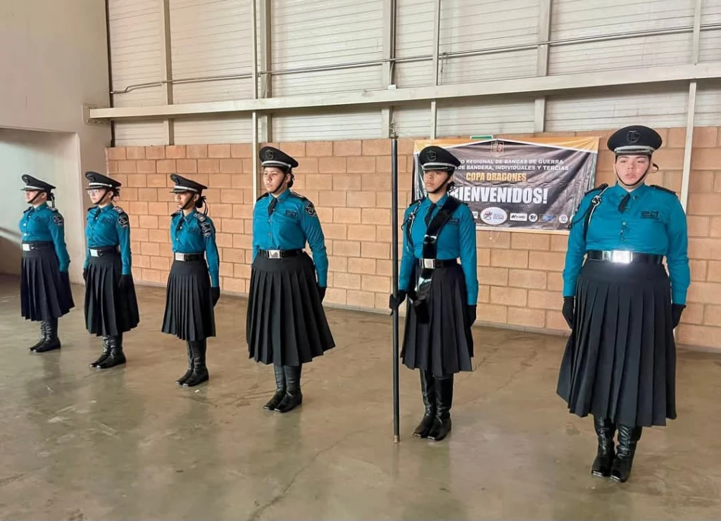Cobach Sonora destaca en concurso regional de escoltas en Ciudad Obregón