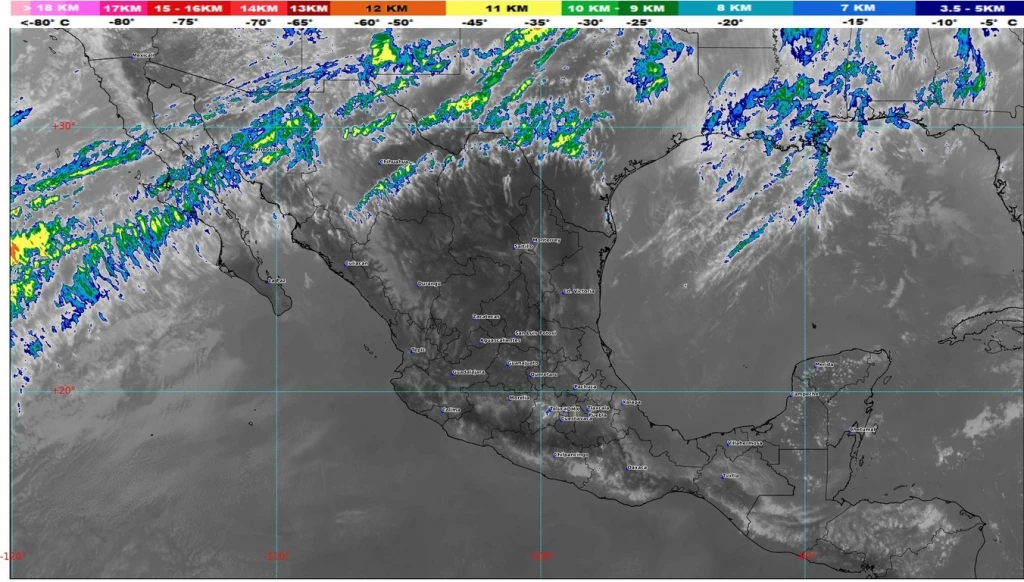 Sinaloa bajo los efectos del frente frío 35, se pronostican mínimas de 11 grados con tardes calurosas