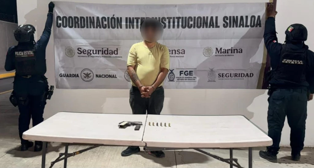 Un hombre armado fue detenido en la colonia Cuauhtémoc