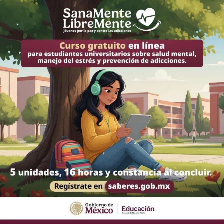 Lidera la UAS a nivel nacional implementación del programa federal "SanaMente LibreMente" 
